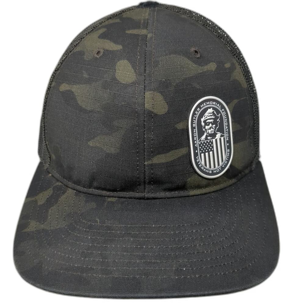 Richardson Trucker Hat Green Camo One Size Aaron Butler Memorial Foundation
